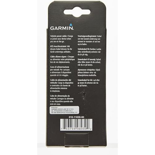 가민 Garmin Nuvi USB Vehicle Power Cable , Black , Small