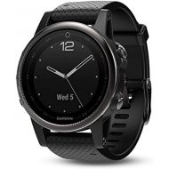 Garmin fenix 5s, Premium and Rugged Smaller-Sized Multisport GPS Smartwatch, Sapphire Glass, Black, (Renewed)