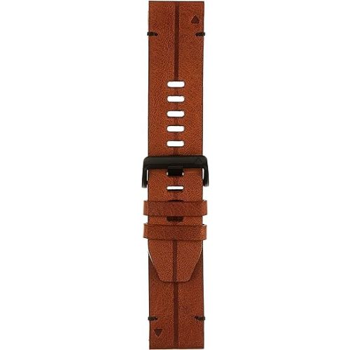 가민 Garmin Quickfit Watch Band, Chestnut Leather, 26mm