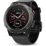 Garmin 010-01733-00 Fenix 5X Sapphire - Slate Gray with Black Band