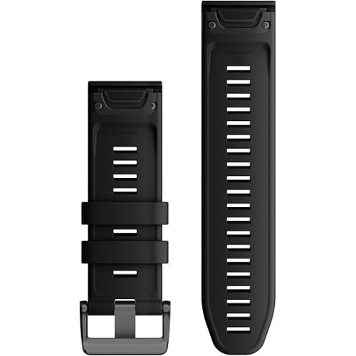 가민 Garmin QuickFit 26 mm Watch Band - Black Silicone Band