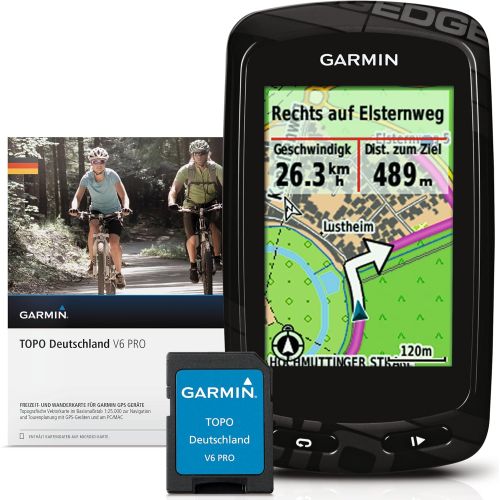 가민 Garmin Edge 810 + TOPO Deutschland V6 Karte GPS Gerat/Radcomputer