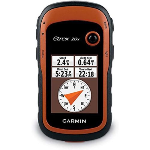 가민 [아마존 핫딜] Garmin eTrex 20x, Handheld GPS Navigator, Enhanced Memory and Resolution, 2.2-inch Color Display, Water Resistant