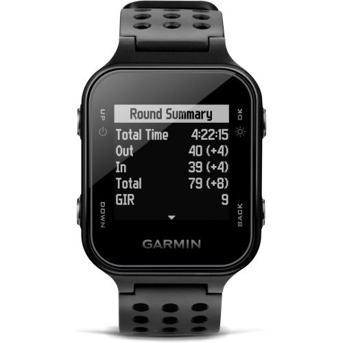 가민 [아마존베스트]Garmin Approach S20, GPS Golf Watch with Step Tracking, Preloaded Courses, Black