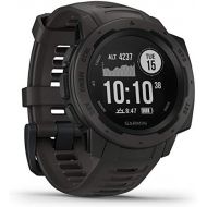 [아마존베스트]Garmin Instinct, Rugged Outdoor Watch with GPS, Features GLONASS and Galileo, Heart Rate Monitoring and 3-axis Compass, Graphite