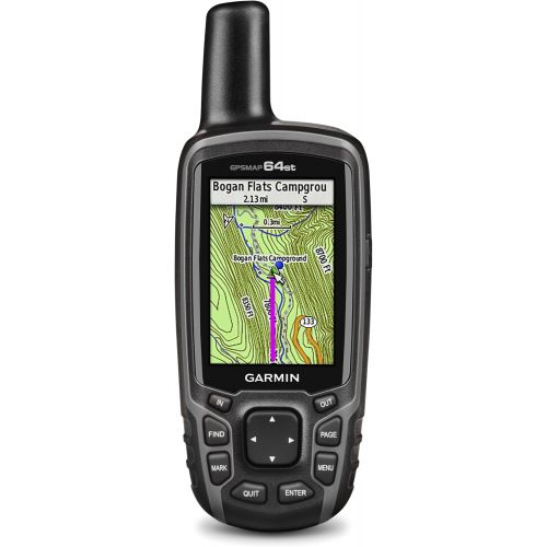 가민 [아마존베스트]Garmin GPSMAP 64st, TOPO U.S. 100K with High-Sensitivity GPS and GLONASS Receiver