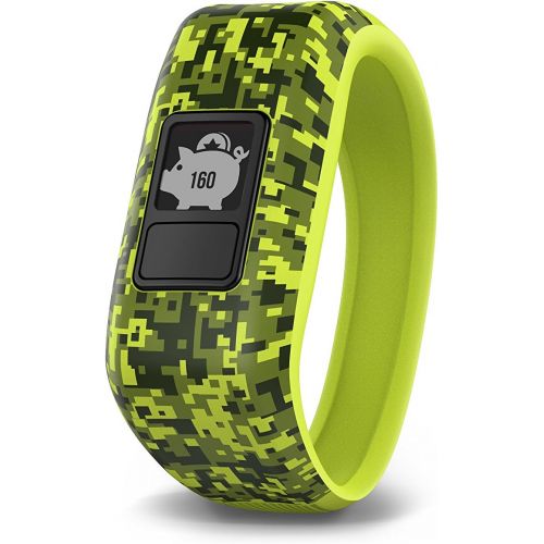 가민 [아마존베스트]Garmin vivofit jr, Kids Fitness/Activity Tracker, 1year Battery Life, Green, Digi Camo