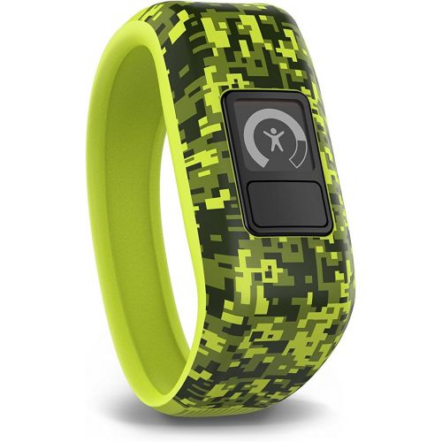 가민 [아마존베스트]Garmin vivofit jr, Kids Fitness/Activity Tracker, 1year Battery Life, Green, Digi Camo