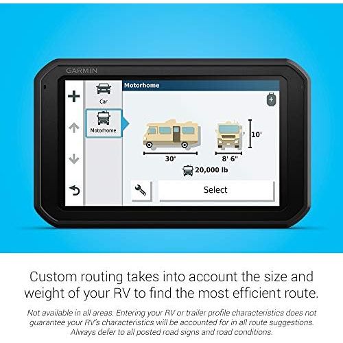 가민 [아마존베스트]Garmin RV 785 & Traffic, Advanced GPS Navigator for RVs with Built-in Dash Cam, High-res 7 Touch Display, Voice-Activated Navigation