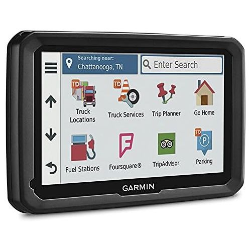 가민 [아마존베스트]Garmin 5 GPS Navigator for Trucks & Long Haul (010-01858-02) 580LMT-S Bluetooth Voice Activated Live Traffic North America Lifetime Maps Bundle with Hard EVA 7 Case & Microfiber Cl