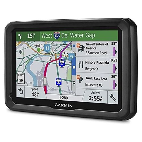가민 [아마존베스트]Garmin 5 GPS Navigator for Trucks & Long Haul (010-01858-02) 580LMT-S Bluetooth Voice Activated Live Traffic North America Lifetime Maps Bundle with Hard EVA 7 Case & Microfiber Cl