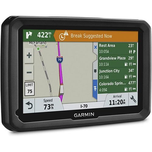 가민 [아마존베스트]Garmin 5 GPS Navigator for Trucks & Long Haul (010-01858-02) 580LMT-S Bluetooth Voice Activated Live Traffic North America Lifetime Maps Bundle with Hard EVA 7 Case & Microfiber Cl