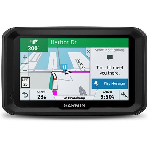 가민 [아마존베스트]Garmin 5 GPS Navigator for Trucks & Long Haul (010-01858-02) 580LMT-S Bluetooth Voice Activated Live Traffic North America Lifetime Maps Bundle with Hard EVA 7 Case & Microfiber Cl