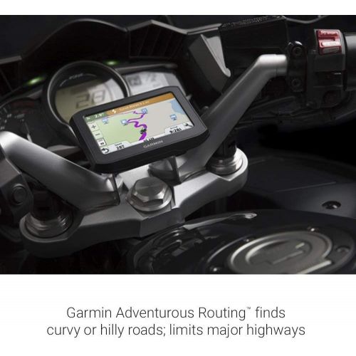 가민 [아마존베스트]Garmin Zumo 396 LMT-S, Motorcycle GPS with RAM-B-367U Motorcycle Handlebar Clamp Mount 010-02019-00