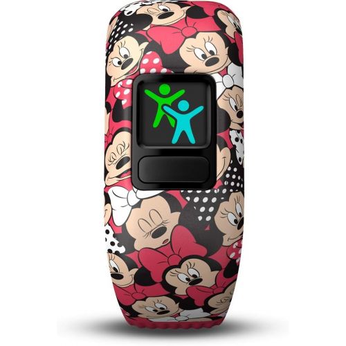 가민 [아마존베스트]Garmin Vivofit Jr 2 with Two Stretchy Bands (Minnie Mouse & Black)