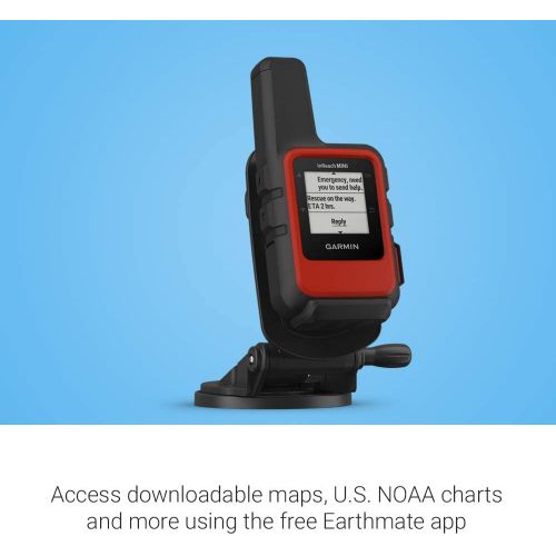 가민 [아마존베스트]Garmin inReach Mini Marine Bundle, Lightweight and Compact Handheld Satellite Communicator with Screw Down Mount