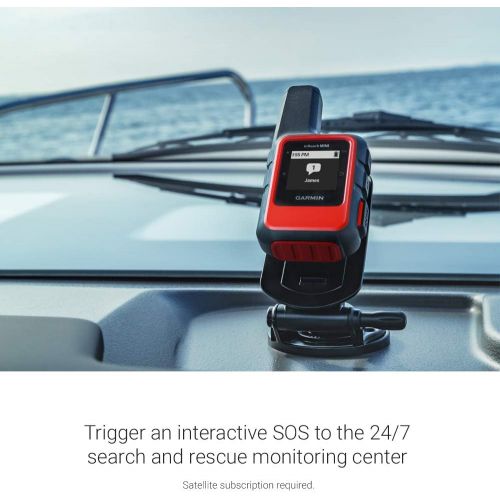 가민 [아마존베스트]Garmin inReach Mini Marine Bundle, Lightweight and Compact Handheld Satellite Communicator with Screw Down Mount