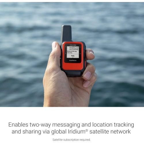 가민 [아마존베스트]Garmin inReach Mini Marine Bundle, Lightweight and Compact Handheld Satellite Communicator with Screw Down Mount