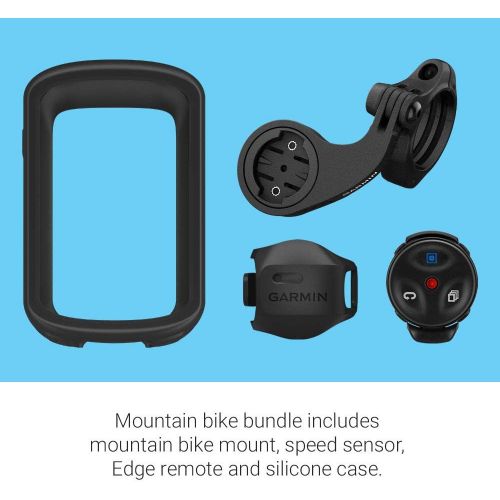 가민 [아마존베스트]Garmin Edge 830 Mountain Bike Bundle, Performance Touchscreen GPS Cycling/Bike Computer with Mapping, Dynamic Performance Monitoring and Popularity Routing, Includes Speed Sensor &