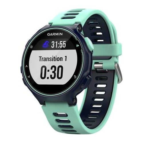 가민 [아마존베스트]Garmin Forerunner 735XT Tri-Bundle Midnight Blue/Frost Blue, One Size