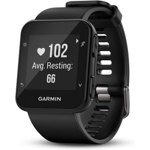 가민 [아마존베스트]Garmin Forerunner 35 GPS Running Watch & Activity Tracker - Black (010-01689-00) w/Tech Smart USA Fitness & Wellness Suite Includes, Altair Weyv, Yoga Vibes and Daily Burn Digital