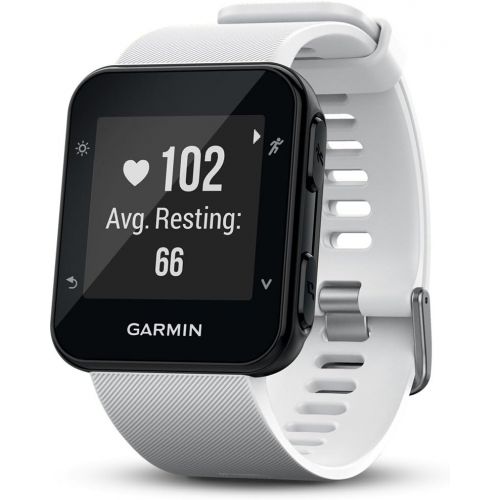 가민 [아마존베스트]Garmin Forerunner 35 GPS Running Watch & Activity Tracker - White (010-01689-03) w/Tech Smart USA Fitness & Wellness Suite Includes, Altair Weyv, Yoga Vibes and Daily Burn Digital