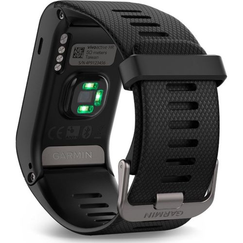 가민 [아마존베스트]Garmin Vivoactive HR GPS Smart Watch, Regular fit - Black w/ Charging cable