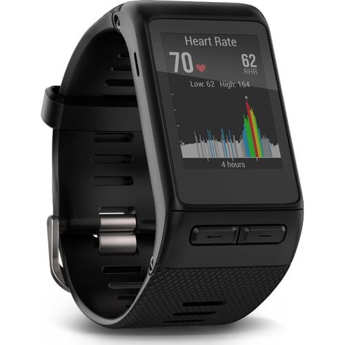 가민 [아마존베스트]Garmin Vivoactive HR GPS Smart Watch, Regular fit - Black w/ Charging cable