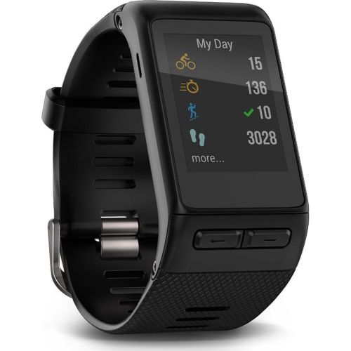 가민 [아마존베스트]Garmin Vivoactive HR GPS Smart Watch, Regular fit - Black w/ Charging cable