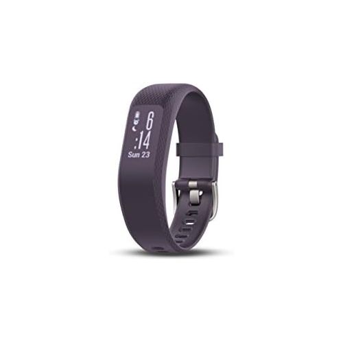 가민 [아마존베스트]Garmin vivosmart 3, Fitness/Activity Tracker with Smart Notifications and Heart Rate Monitoring, Purple