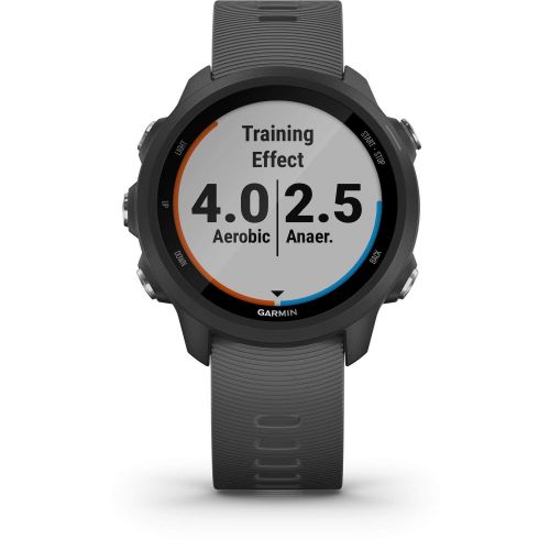 가민 [아마존베스트]Garmin Forerunner 245 GPS Running Smartwatch (Slate Gray) + Extended Warranty + Cleaning Cloth