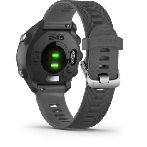 가민 [아마존베스트]Garmin Forerunner 245 GPS Running Smartwatch (Slate Gray) + Extended Warranty + Cleaning Cloth