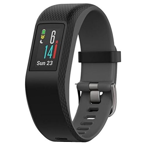 가민 [아마존베스트]Garmin Vivosport Smart Activity Tracker + Buil-in GPS (Slate, L) 010-01789-12 + 1 Year Extended Warranty