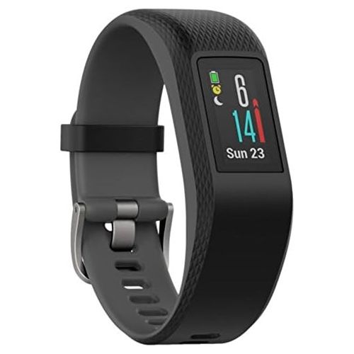 가민 [아마존베스트]Garmin Vivosport Smart Activity Tracker + Buil-in GPS (Slate, L) 010-01789-12 + 1 Year Extended Warranty