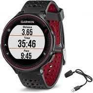 [아마존베스트]Garmin Forerunner 235 GPS Sport Watch - Marsala - Charging Clip Bundle Includes Forerunner 235 GPS and Charging Clip