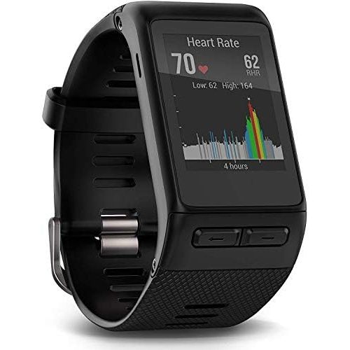 가민 [아마존베스트]Garmin Vivoactive HR GPS Smart Watch, WW, Regular Fit - Black