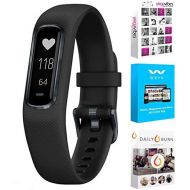 [아마존베스트]Garmin Vivosmart 4 Activity & Fitness Tracker Black with Midnight Hardware (S/M) (010-01995-10) with Tech Smart USA Fitness & Wellness Suite