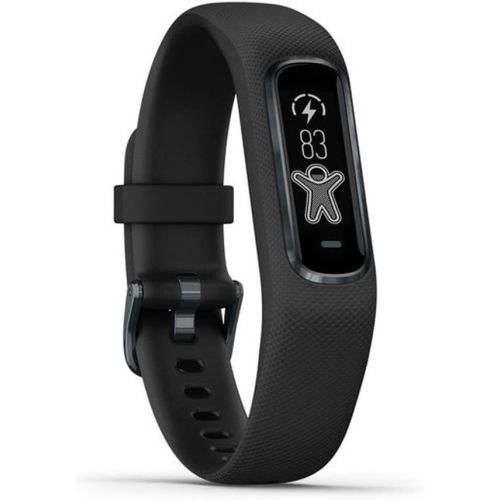 가민 [아마존베스트]Garmin Vivosmart 4 Activity & Fitness Tracker Black with Midnight Hardware (S/M) (010-01995-10) with Tech Smart USA Fitness & Wellness Suite