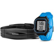 [아마존베스트]Garmin Forerunner 25 Bundle with Heart Rate Monitor (Large) - Black and Blue