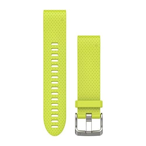 가민 [아마존베스트]Garmin Quickfit 22 Watch Band, Amp Yellow Silicone