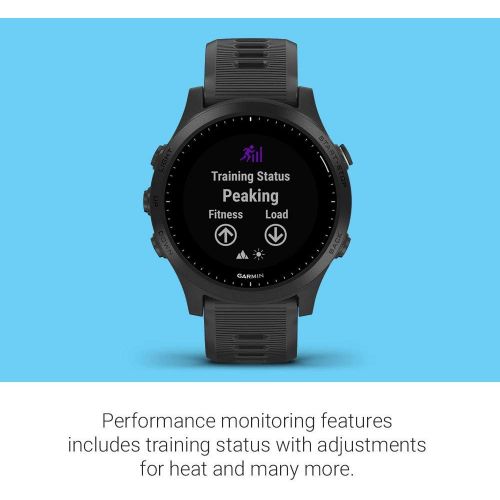 가민 [아마존베스트]Garmin Forerunner 945 GPS Running Smartwatch with Music (Black) Base Bundle