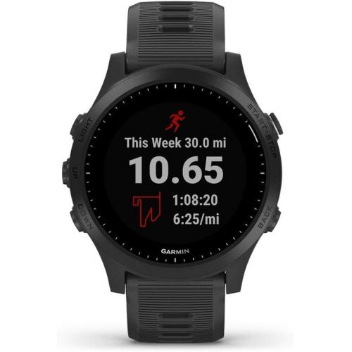 가민 [아마존베스트]Garmin Forerunner 945 GPS Running Smartwatch with Music (Black) Base Bundle