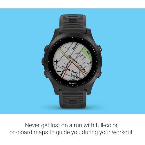 가민 [아마존베스트]Garmin Forerunner 945 GPS Running Smartwatch with Music (Black) Base Bundle