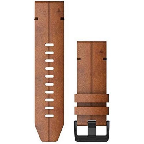 가민 [아마존베스트]Garmin Quickfit 22 Watch Band, Chestnut Leather