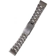 [아마존베스트]Garmin Quickfit 26 Watch Band, Vented Carbon Gray Titanium Bracelet