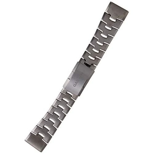 가민 [아마존베스트]Garmin Quickfit 26 Watch Band, Vented Carbon Gray Titanium Bracelet