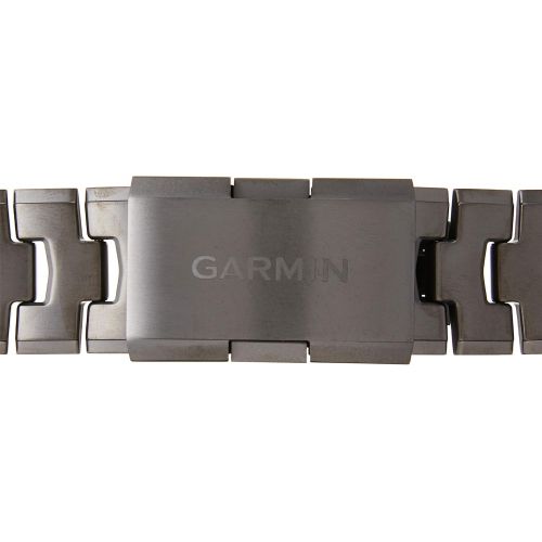 가민 [아마존베스트]Garmin Quickfit 26 Watch Band, Vented Carbon Gray Titanium Bracelet