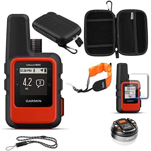 가민 [아마존베스트]Garmin inReach Mini GPS (Orange) with Accessories Bundle