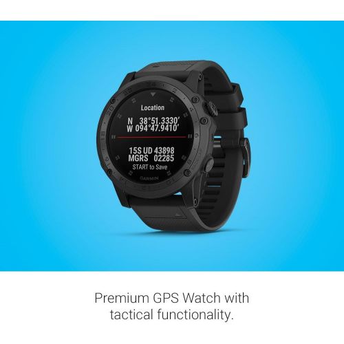 가민 [아마존베스트]Garmin Tactix Charlie, Premium GPS Watch with Tactical Functionality, Night Vision Goggle Compatibility, TOPO Mapping and Other Tactical-specific Features