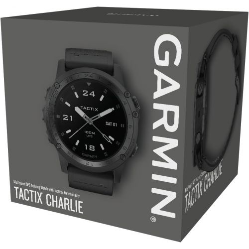 가민 [아마존베스트]Garmin Tactix Charlie, Premium GPS Watch with Tactical Functionality, Night Vision Goggle Compatibility, TOPO Mapping and Other Tactical-specific Features